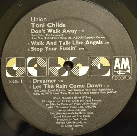Toni Childs : Union (LP, Album, B -)