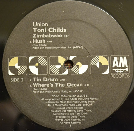 Toni Childs : Union (LP, Album, B -)