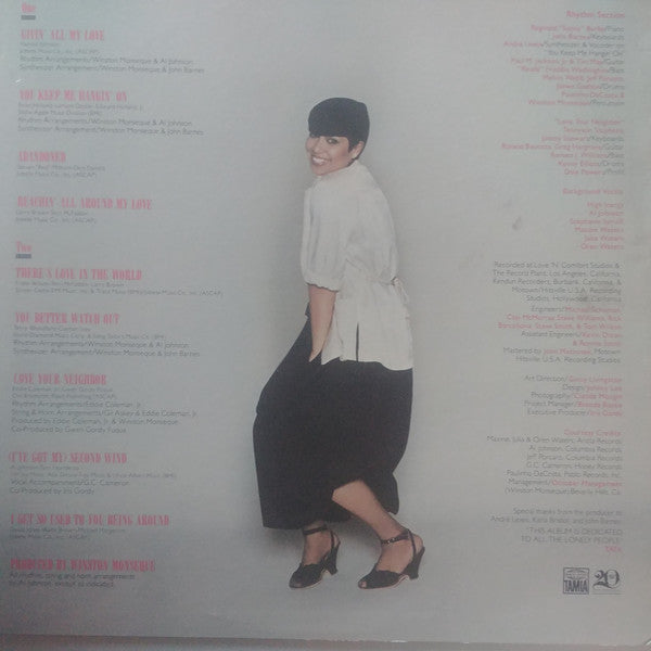 Tata Vega : Givin' All My Love (LP, Album)