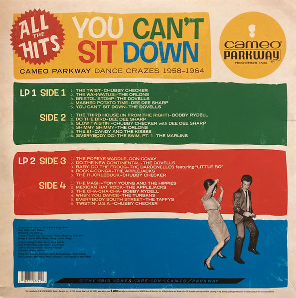Various : You Can't Sit Down (Cameo Parkway Dance Crazes 1958-1964) (2xLP, RSD, Comp, RM, Yel)