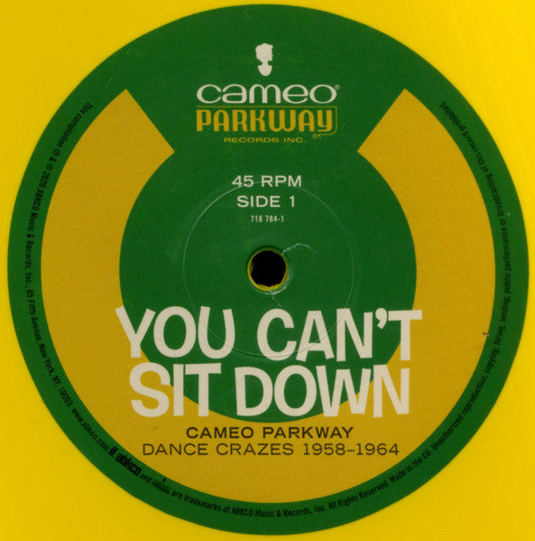 Various : You Can't Sit Down (Cameo Parkway Dance Crazes 1958-1964) (2xLP, RSD, Comp, RM, Yel)
