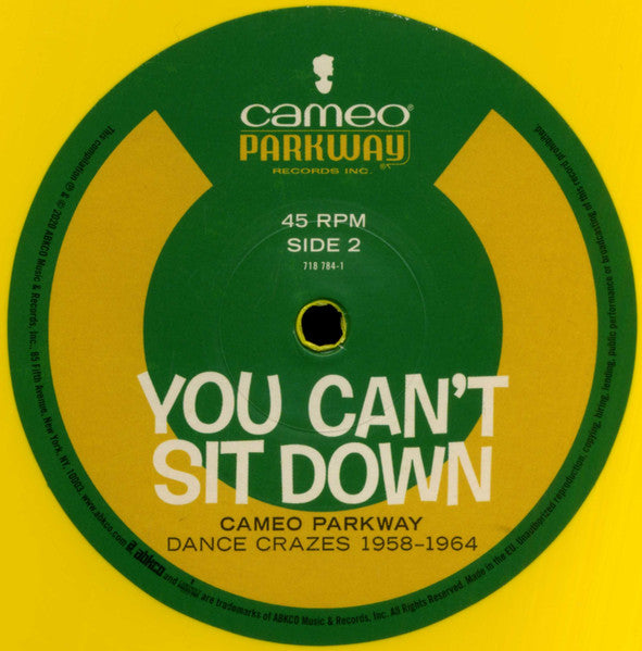 Various : You Can't Sit Down (Cameo Parkway Dance Crazes 1958-1964) (2xLP, RSD, Comp, RM, Yel)