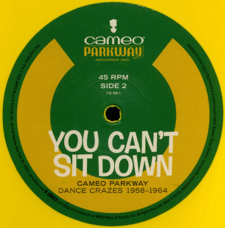 Various : You Can't Sit Down (Cameo Parkway Dance Crazes 1958-1964) (2xLP, RSD, Comp, RM, Yel)