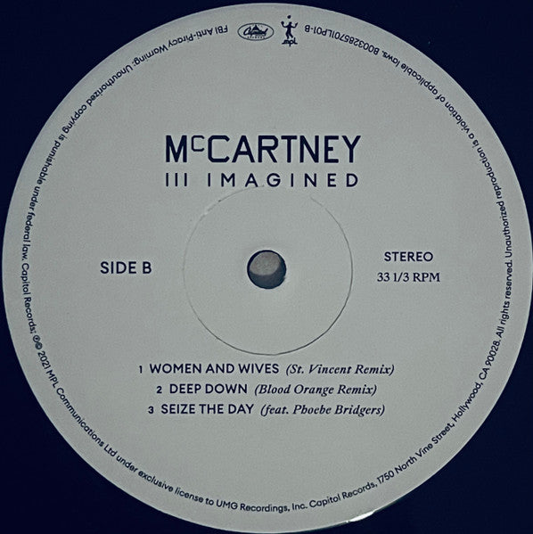Paul McCartney : McCartney III Imagined (2xLP, Album)