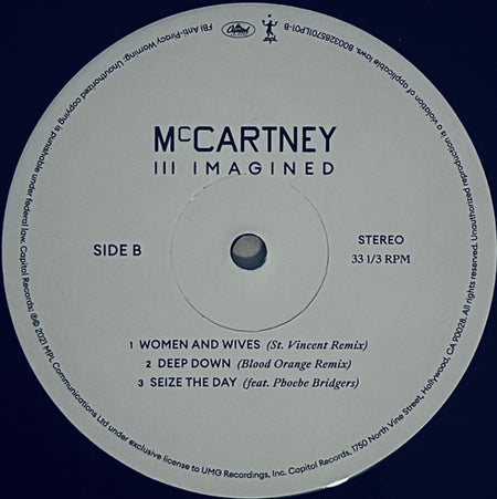 Paul McCartney : McCartney III Imagined (2xLP, Album)