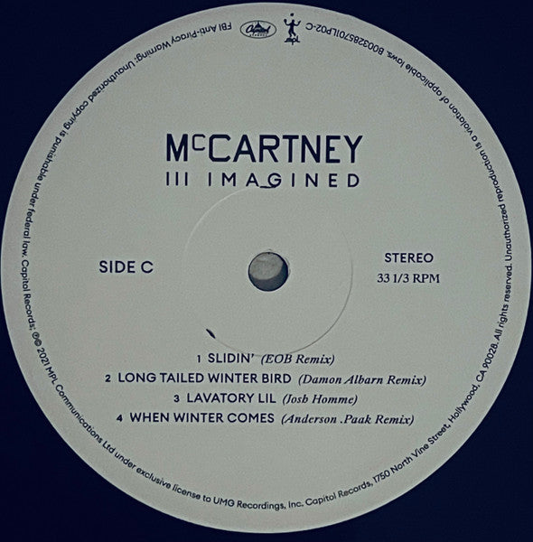 Paul McCartney : McCartney III Imagined (2xLP, Album)