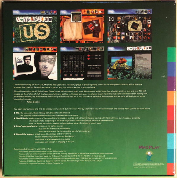 Peter Gabriel : XPLORA 1 Peter Gabriel's Secret World (CD-ROM + Box)