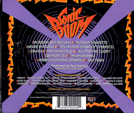 KISS : Sonic Boom (CD, Album, Wal + CD, Album + DVD-V, NTSC + Qua)