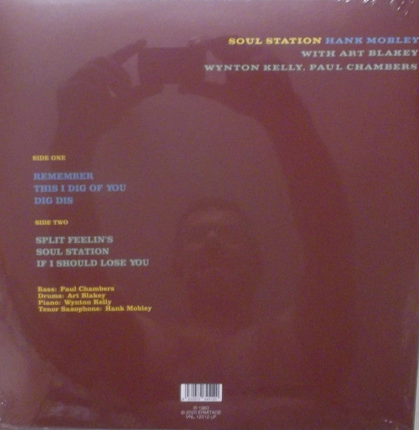 Hank Mobley : Soul Station (LP, Album, RE)
