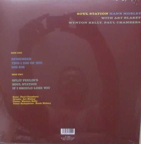 Hank Mobley : Soul Station (LP, Album, RE)