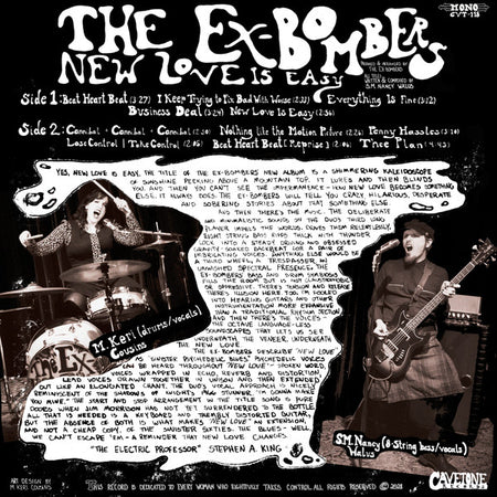 The Ex-Bombers : New Love Is Easy (LP, Album, Mono)