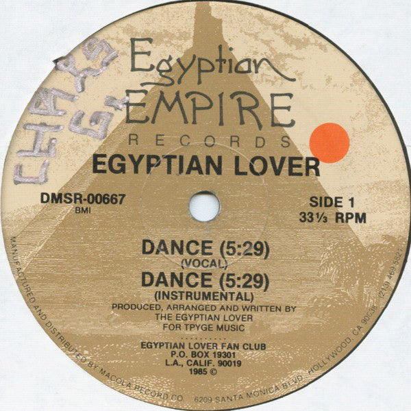 The Egyptian Lover* : Dance (12")