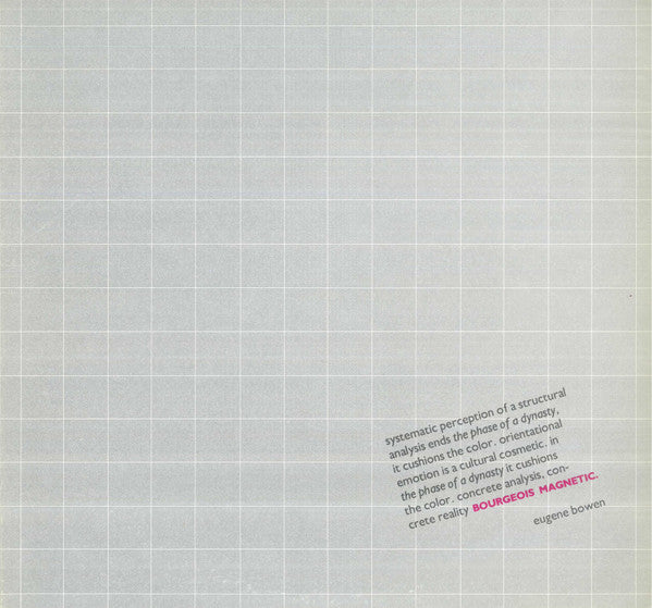 Eugene Bowen : Bourgeois Magnetic (12", MiniAlbum)