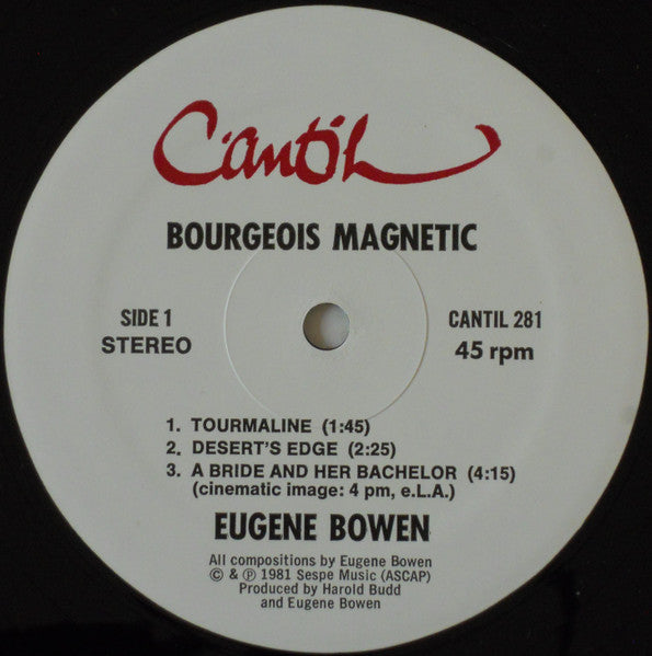 Eugene Bowen : Bourgeois Magnetic (12", MiniAlbum)