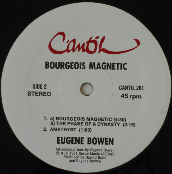 Eugene Bowen : Bourgeois Magnetic (12", MiniAlbum)