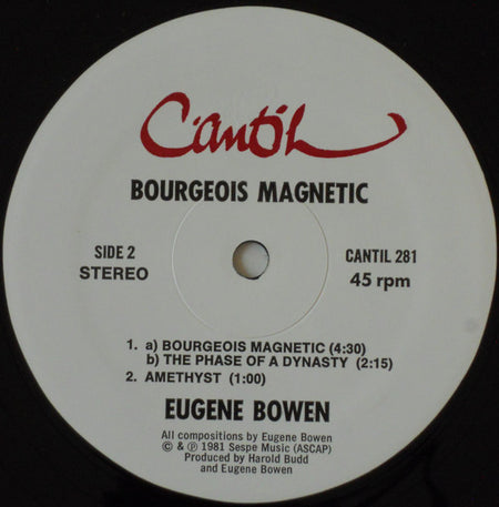 Eugene Bowen : Bourgeois Magnetic (12", MiniAlbum)