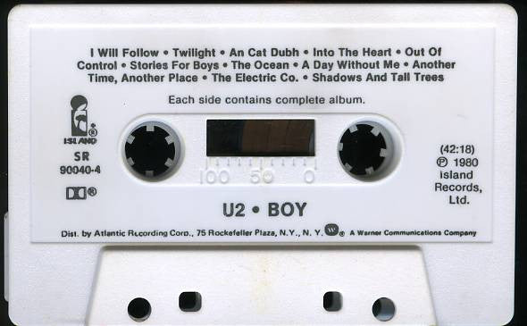 U2 : Boy (Cass, Album, Dol)