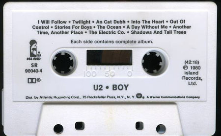 U2 : Boy (Cass, Album, Dol)