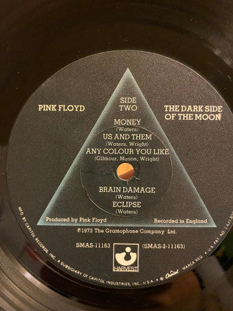 Pink Floyd : The Dark Side Of The Moon (LP, Album, RP,  Ja)
