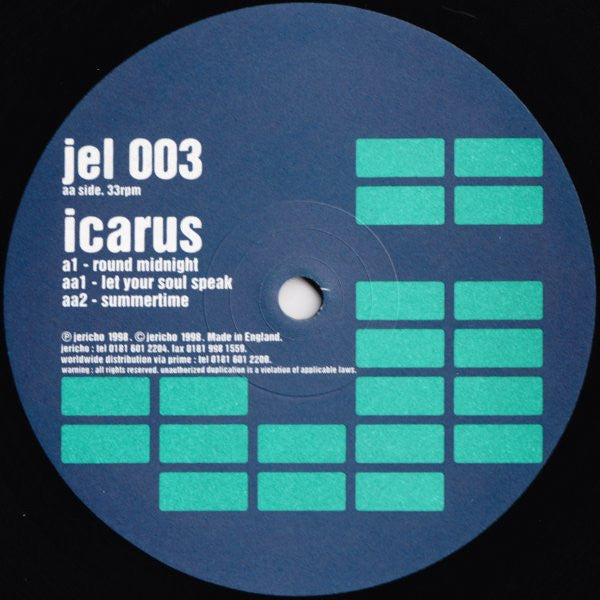Icarus : Round Midnight (12", Single)