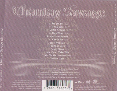 Chantay Savage : This Time (CD, Album)