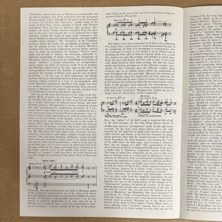 Olivier Messiaen, Jocy de Oliveira : Catalogue D'Oiseaux (4xLP, Red + Box)