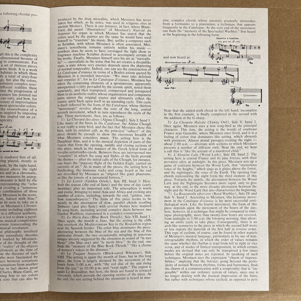 Olivier Messiaen, Jocy de Oliveira : Catalogue D'Oiseaux (4xLP, Red + Box)