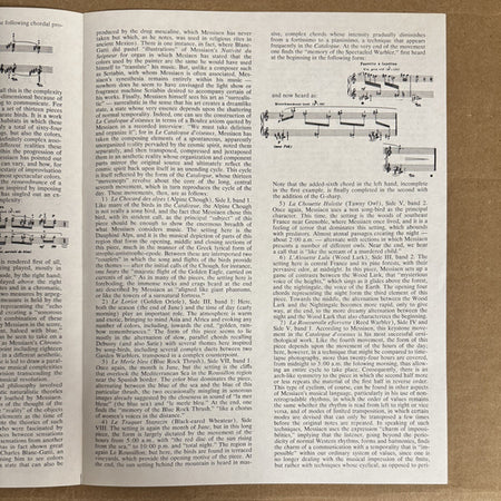 Olivier Messiaen, Jocy de Oliveira : Catalogue D'Oiseaux (4xLP, Red + Box)