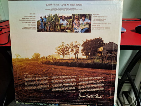 Johnny Cash : Look At Them Beans (LP, Album, Ter)