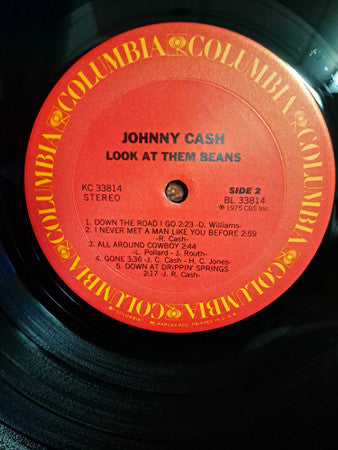Johnny Cash : Look At Them Beans (LP, Album, Ter)