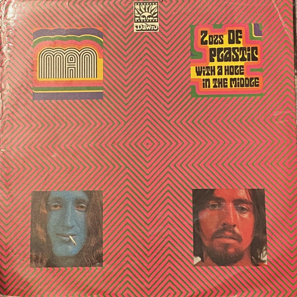 Man : 2 Ozs. Of Plastic With A Hole In The Middle (LP, Album, Red)