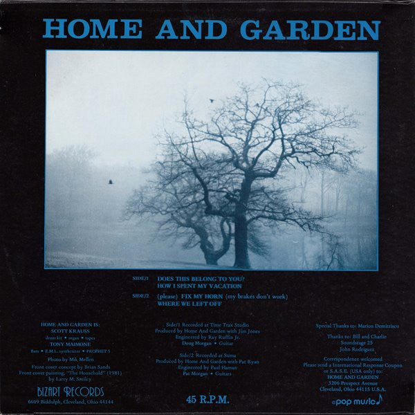 Home And Garden : How I Spent My Vacation (12", EP)