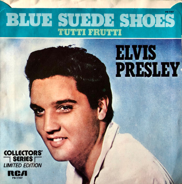 Elvis Presley : Blue Suede Shoes (7", Single, Mono, Ltd, RE, Ind)