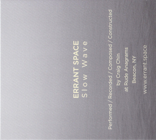 Errant Space : Slow Wave (CDr, Album)