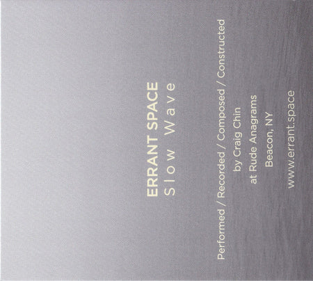 Errant Space : Slow Wave (CDr, Album)