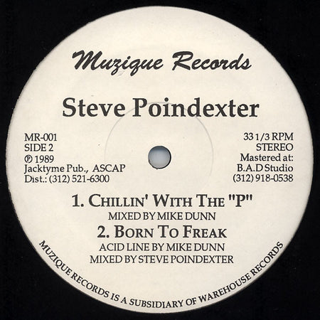 Steve Poindexter : Work That Mutha Fucker (12", Bla)