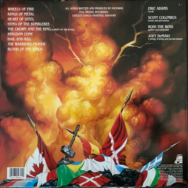 Manowar : Kings Of Metal (LP, Album, Spe)