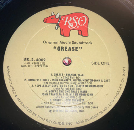 Various : Grease (The Original Soundtrack From The Motion Picture) (2xLP, Album, Ter)