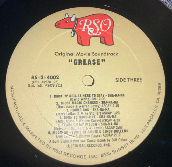Various : Grease (The Original Soundtrack From The Motion Picture) (2xLP, Album, Ter)