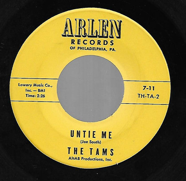 The Tams : Disillusioned / Untie Me (7", Single)