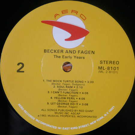 Walter Becker / Donald Fagen : The Early Years (LP, Album)