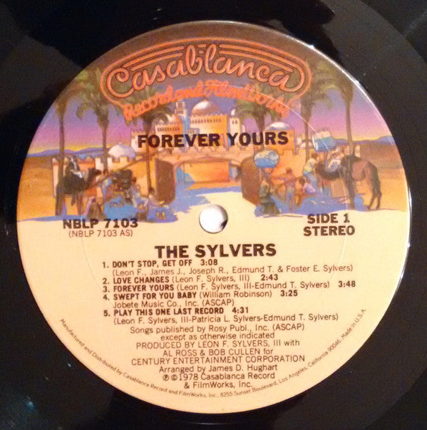The Sylvers : Forever Yours (LP, Album)