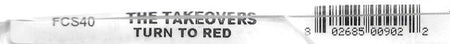The Takeovers : Turn To Red (CD, Album)