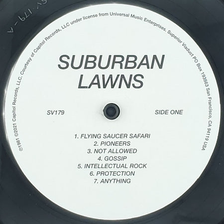 Suburban Lawns : Suburban Lawns (LP, Album, RE)