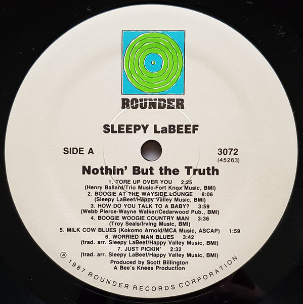 Sleepy La Beef : Nothin' But The Truth (LP, Album)