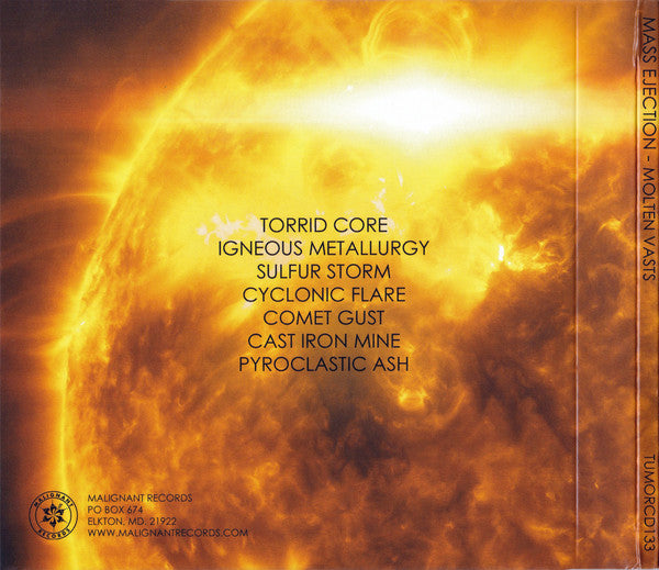 Mass Ejection : Molten Vasts (CD, Album, Ltd)