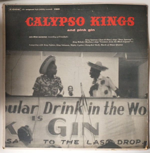 Various : Calypso Kings And Pink Gin (LP, Comp, Gol)