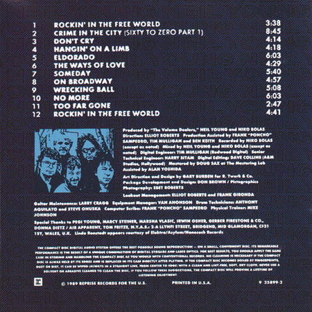 Neil Young : Freedom (CD, Album)