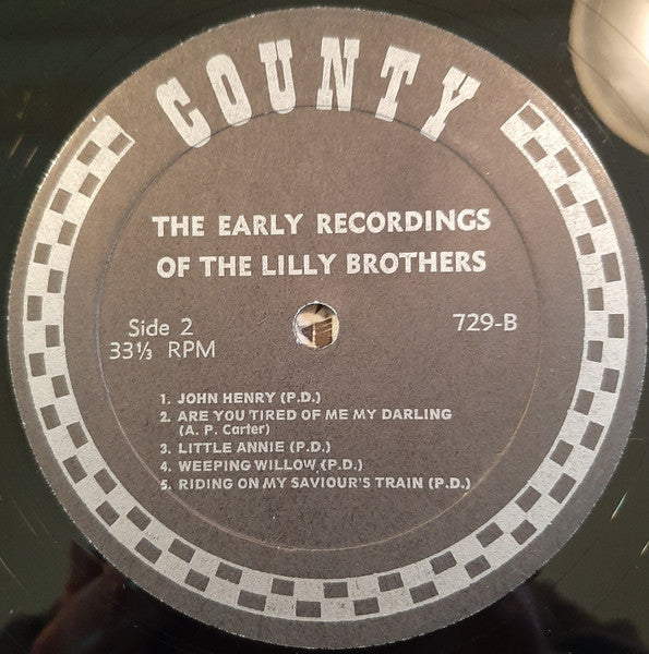 Lilly Brothers & Don Stover : Early Recordings (LP)