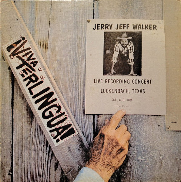 Jerry Jeff Walker : ¡Viva Terlingua! (LP, Album, RE, Glo)